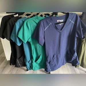 Lot of Greys Anatomy by Barco impact medium scrub tops